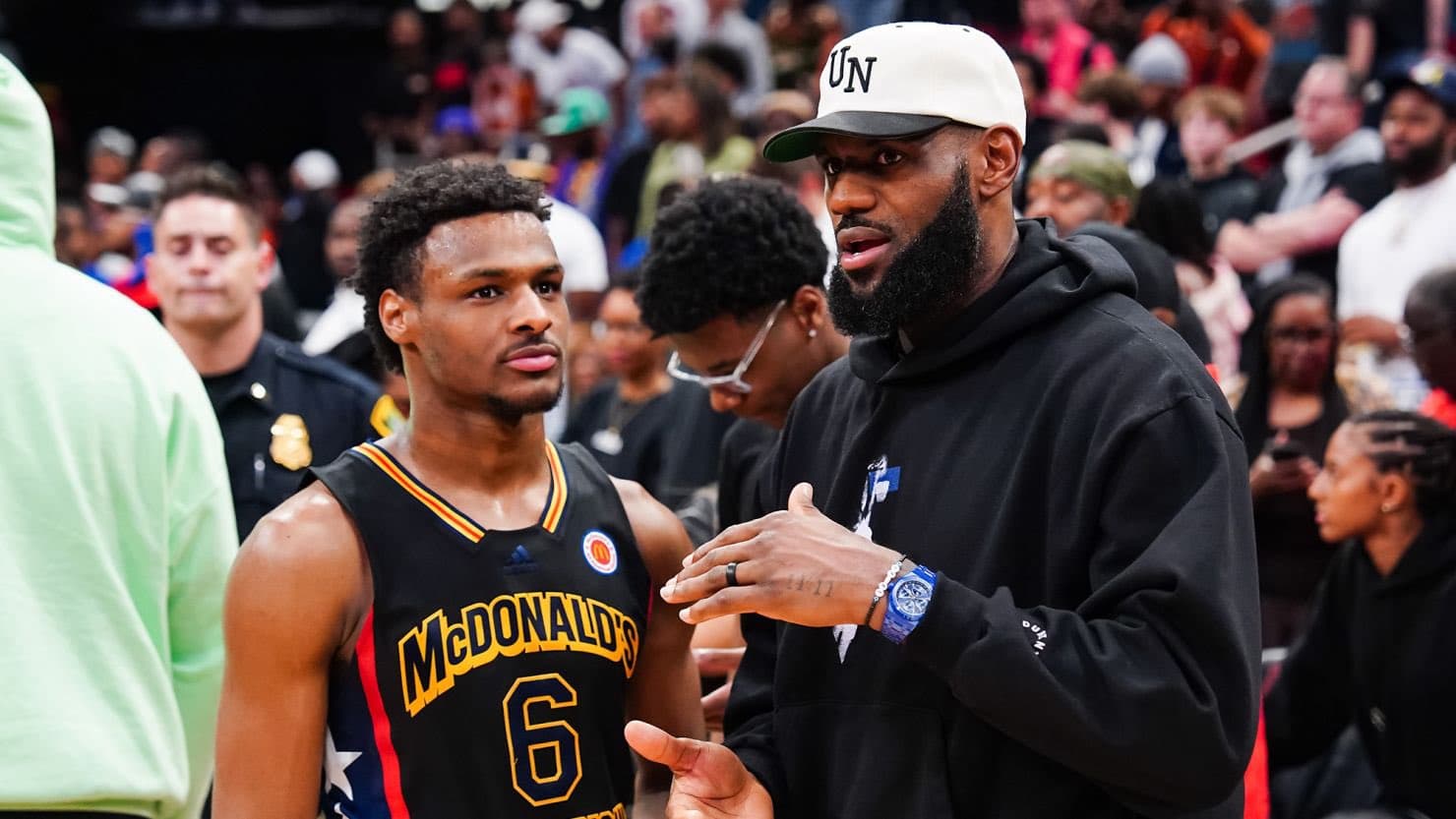 درفت NBA | پسر لبران جیمز وارد لیگ شد