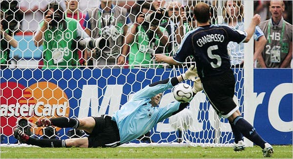 برتری آلمان مقابل آرژانتین در ضربات پنالتی و صعود به نیمه نهایی جام جهانی (2006/6/30)