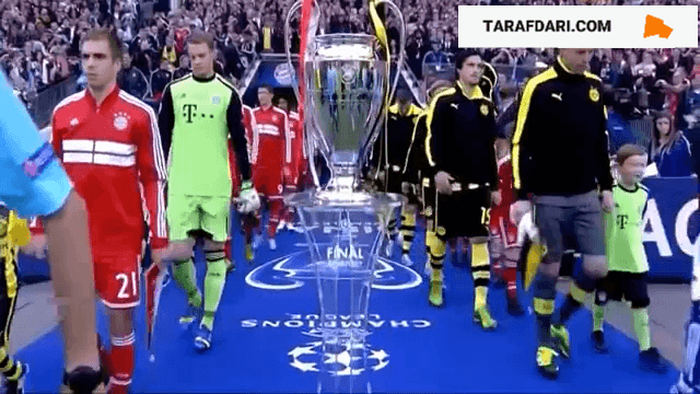 پنجمین قهرمانی بایرن مونیخ در لیگ قهرمانان اروپا با برتری 2-1 مقابل دورتموند (2013/5/25) / فیلم