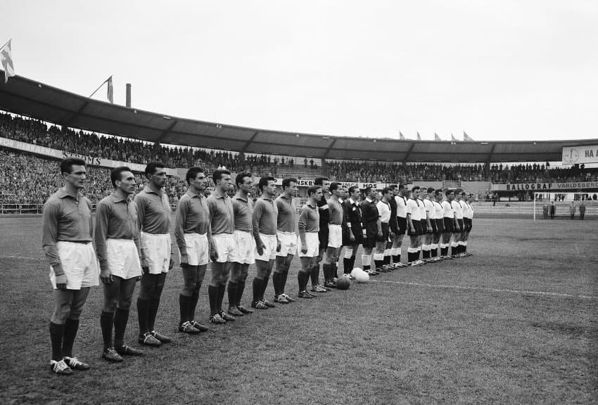 برتری 6-3 فرانسه مقابل آلمان غربی با پوکر ژوست فونتن در رده بندی جام جهانی (1958/6/28)