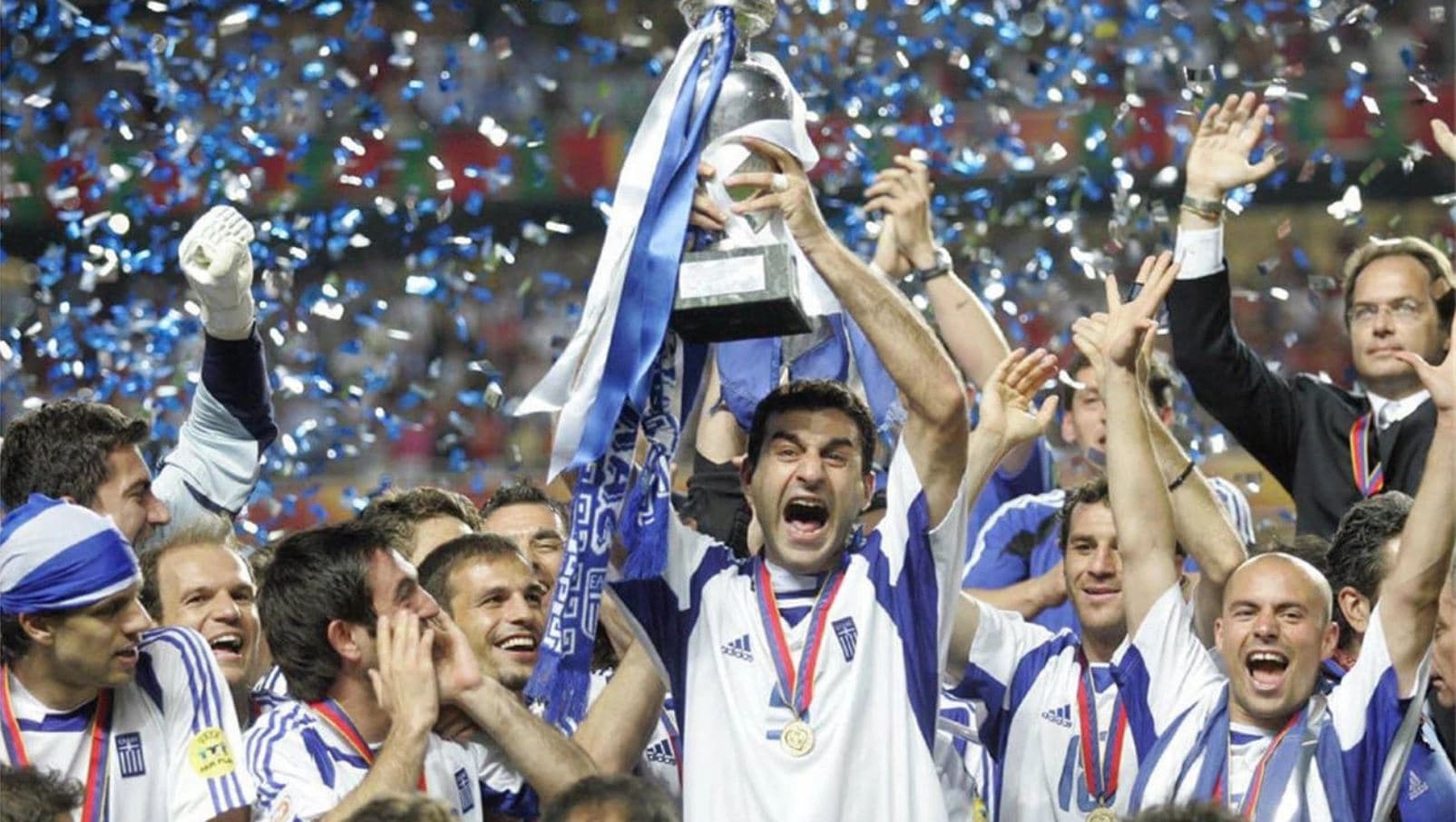 قهرمانی یونان در جام ملت های اروپا با برتری 1-0 مقابل پرتغال (2004/7/4)