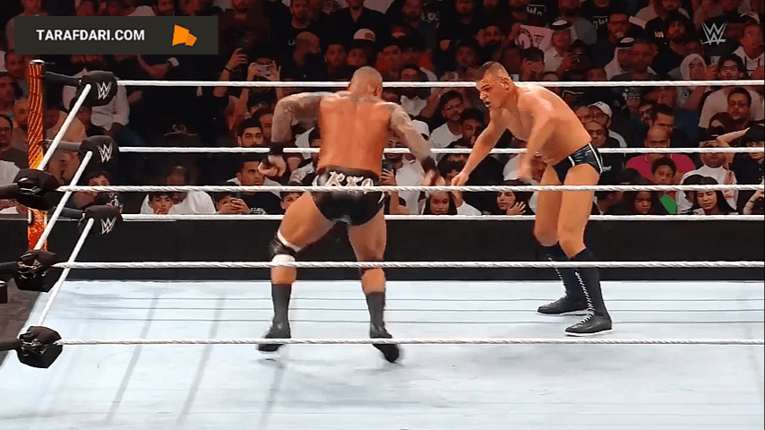 تصمیم جنجالی داور در فینال پادشاهی رینگ WWE؛ بالا بودن شانه رندی اورتون هنگام پین شدن / فیلم