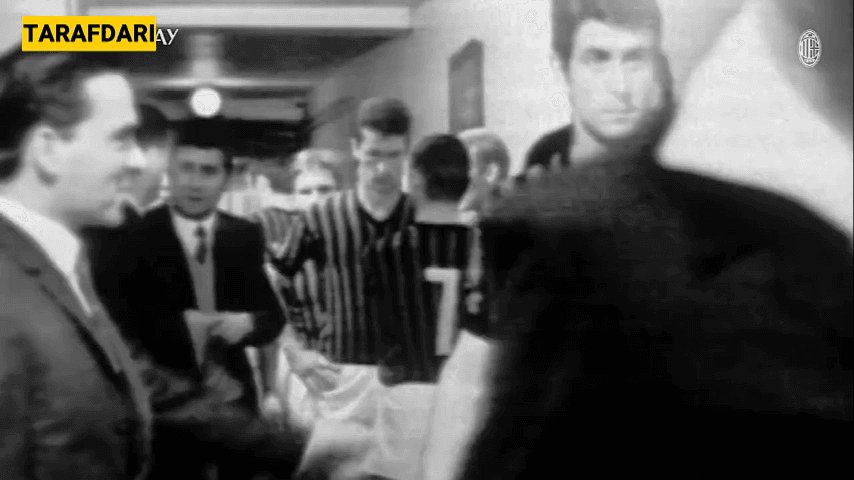 قهرمانی میلان در فینال رقابت های جام در جام اروپا با برتری 2-0 مقابل هامبورگ (1968/5/24) / فیلم
