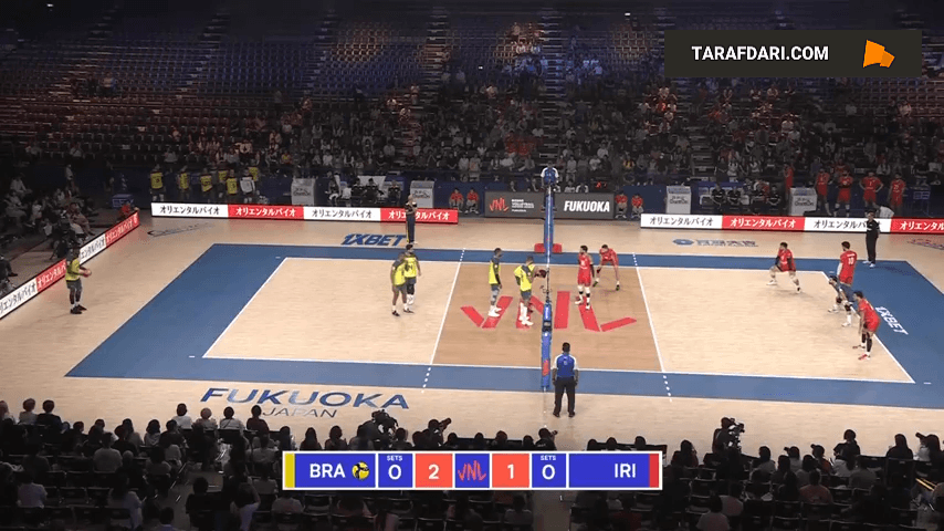 خلاصه بازی ایران ۱-۳ برزیل (لیگ ملت‌های والیبال 2024)