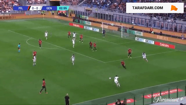 خلاصه بازی میلان 3-3 جنوا (سری آ ایتالیا - 2023/24)