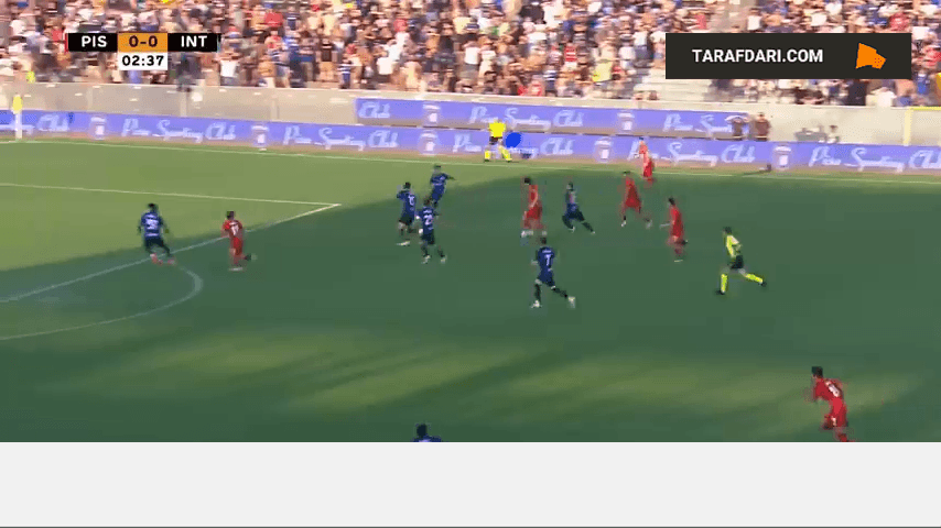 خلاصه بازی پیزا 1-1 اینتر (دوستانه باشگاهی - 2024)
