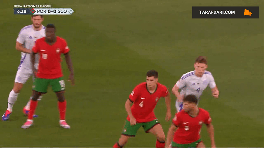 گل اسکات مک تومینای به پرتغال (پرتغال 0-1 اسکاتلند)