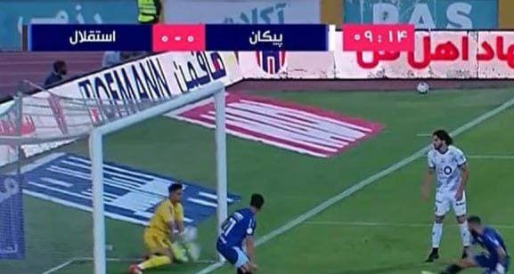 گل زودهنگام استقلال به پیکان سوخت؛ عبور شوت محمدی از خط / فیلم