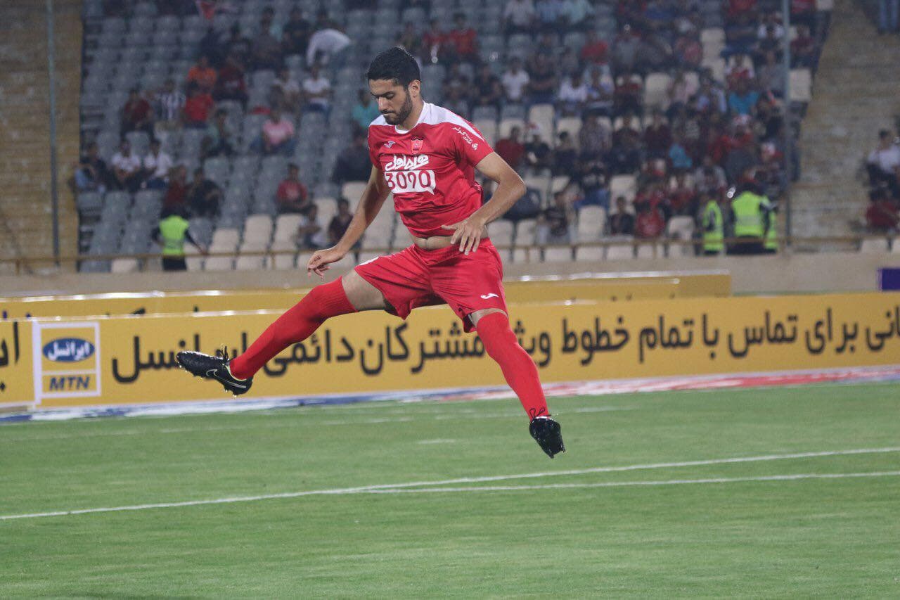 شایان مصلح قهرمانی پرسپولیس را تبریک گفت / عکس