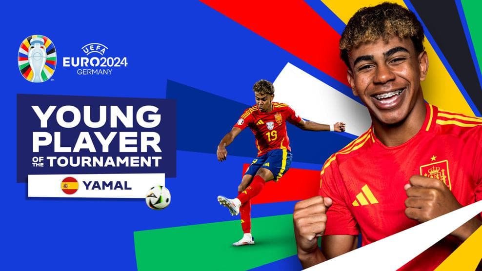 لامین یامال، بهترین بازیکن جوان یورو 2024 + عکس و آمار کامل