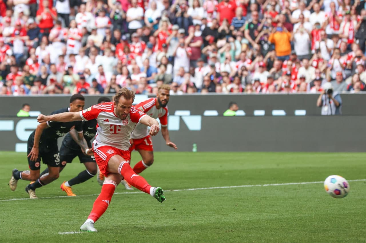 بایرن مونیخ 2-1 آینتراخت فرانکفورت؛ یک پیروزی دشوار با طعم بریس هری کین
