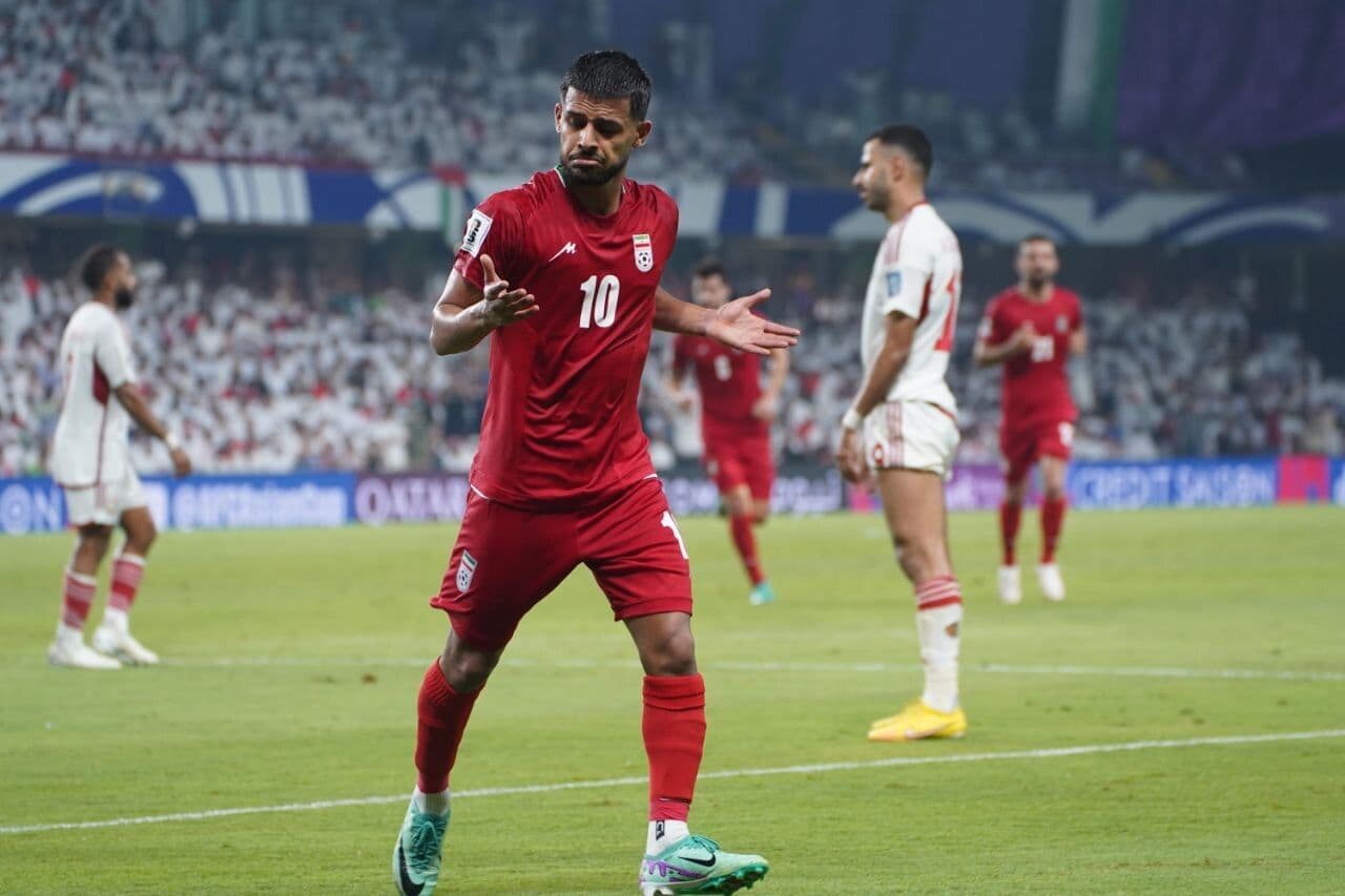 مهدی قائدی بهترین بازیکن دیدار امارات و ایران شد