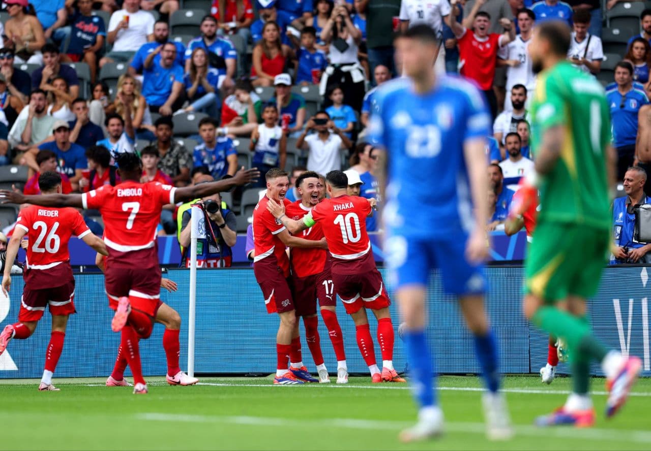 سوئیس 2-0 ایتالیا؛ قربانی شدن آتزوری در معبد خودساخته