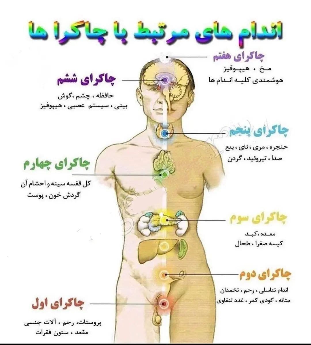  انواع چاکراهای بدن که باید اون ها رو بشناسیم