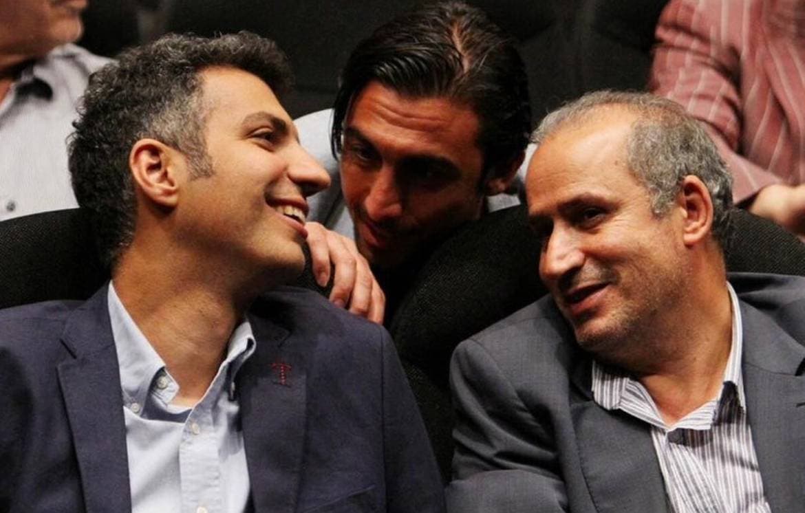 عیادت عادل فردوسی پور و حسین حسینی از مهدی تاج / عکس