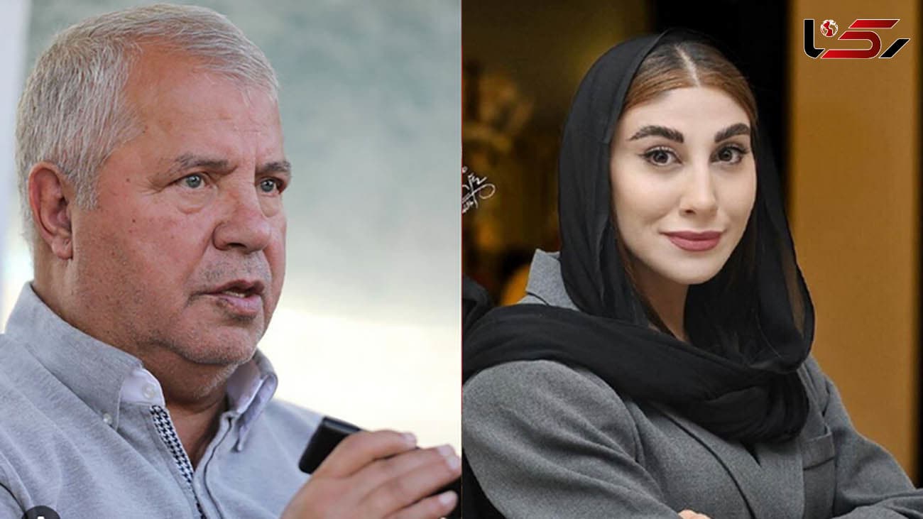 فیلم بوسیدن و آغوش غافلگیرانه علی پروین با ناهید کیانی !  خانم المپیکی از خجالت عقب رفت !
