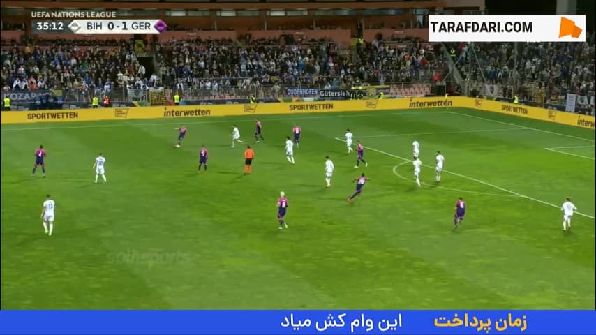گل دوم دنیز اونداف به بوسنی (بوسنی 0-2 آلمان)