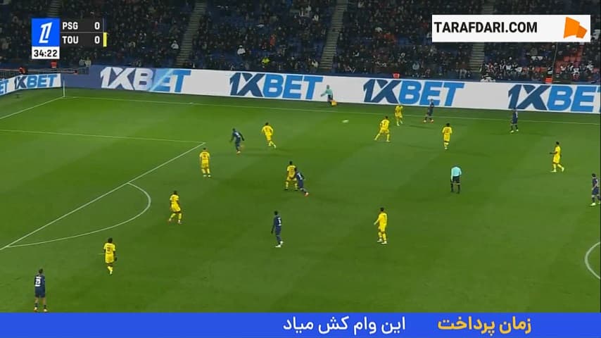 گل دیدنی ژائو نوس به تولوز (پاری سن ژرمن 1-0 تولوز)