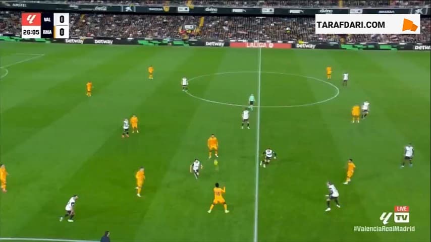 خلاصه بازی والنسیا 1-2 رئال مادرید (لالیگا - 25-2024)