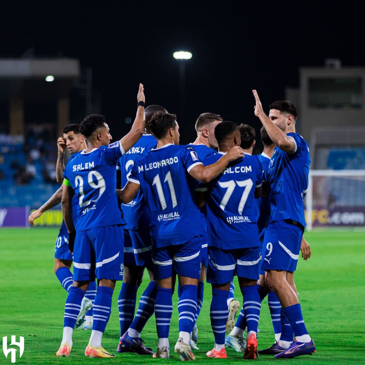 الهلال 5-0 الشرطه عراق؛ آبی‌ها حریف عراقی را به خاک و خون کشیدند