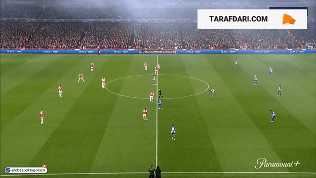 خلاصه بازی آرسنال (4)1 - 0(2) پورتو (لیگ قهرمانان اروپا - 2023/24)