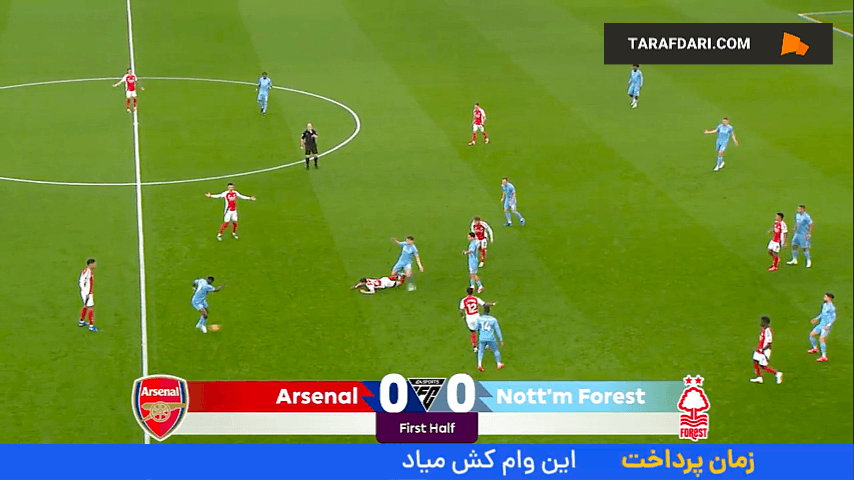 خلاصه بازی آرسنال 3-0 ناتینگهام فارست (لیگ برتر انگلیس - ۲۵-۲۰۲۴)