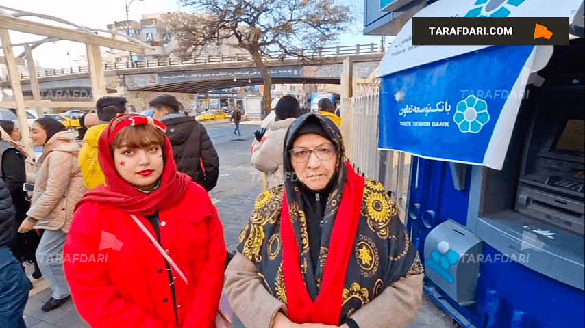 مادرشوهر و عروسی که به عشق تراکتور به ورزشگاه آمدند