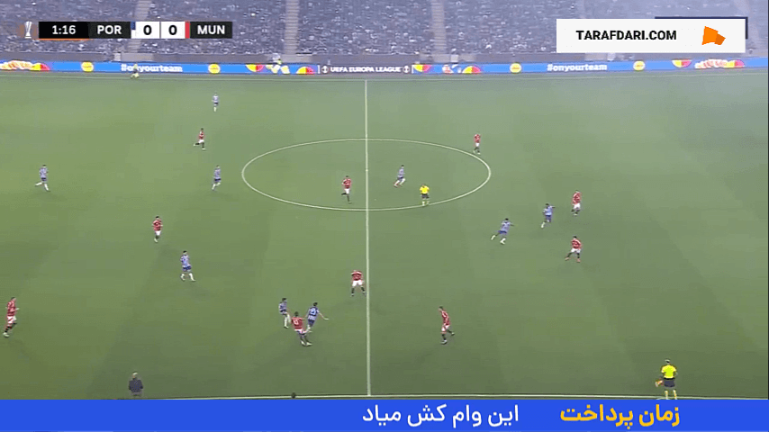 خلاصه بازی پورتو 3-3 منچستریونایتد (لیگ اروپا - 25-2024)