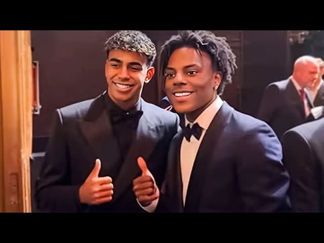 آی شو اسپید در مراسم توپ طلا خطاب به لامین یامال: تو رو من کشف کردم!