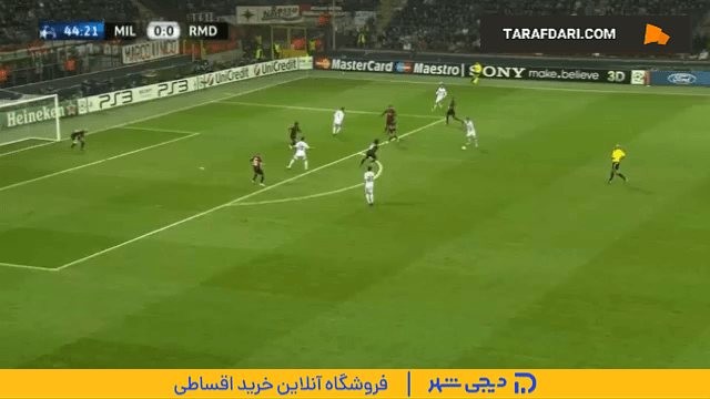 تساوی 2-2 میلان و رئال مادرید در سن سیرو در شب بریس فیلیپو اینزاگی (3 نوامبر، 2010)