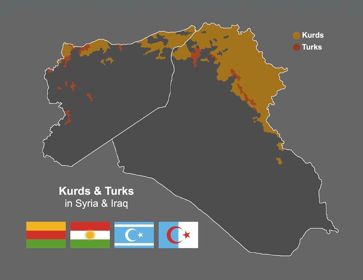 کردها و ترک ها در عراق و سوریه