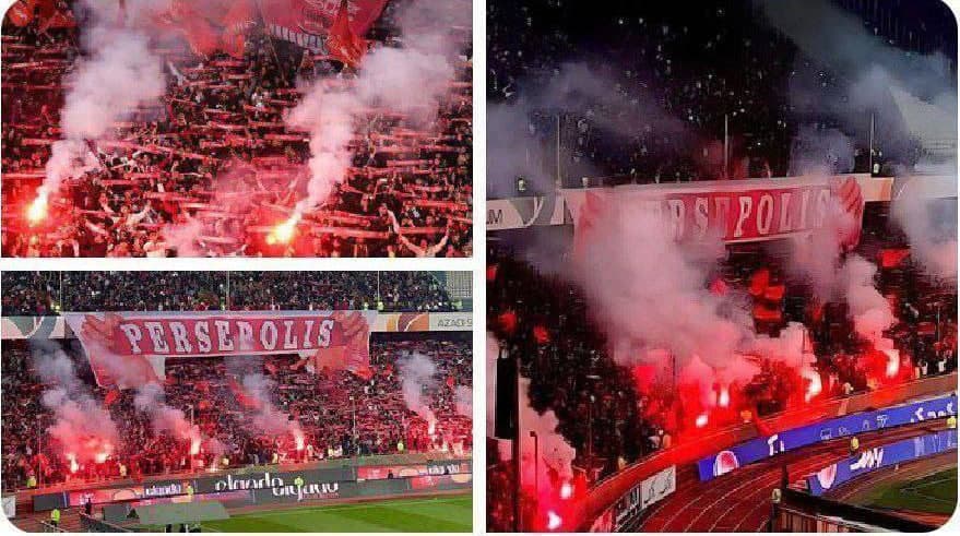 بازتاب جهانی حرکات هواداران پرسپولیس در دربی تهران