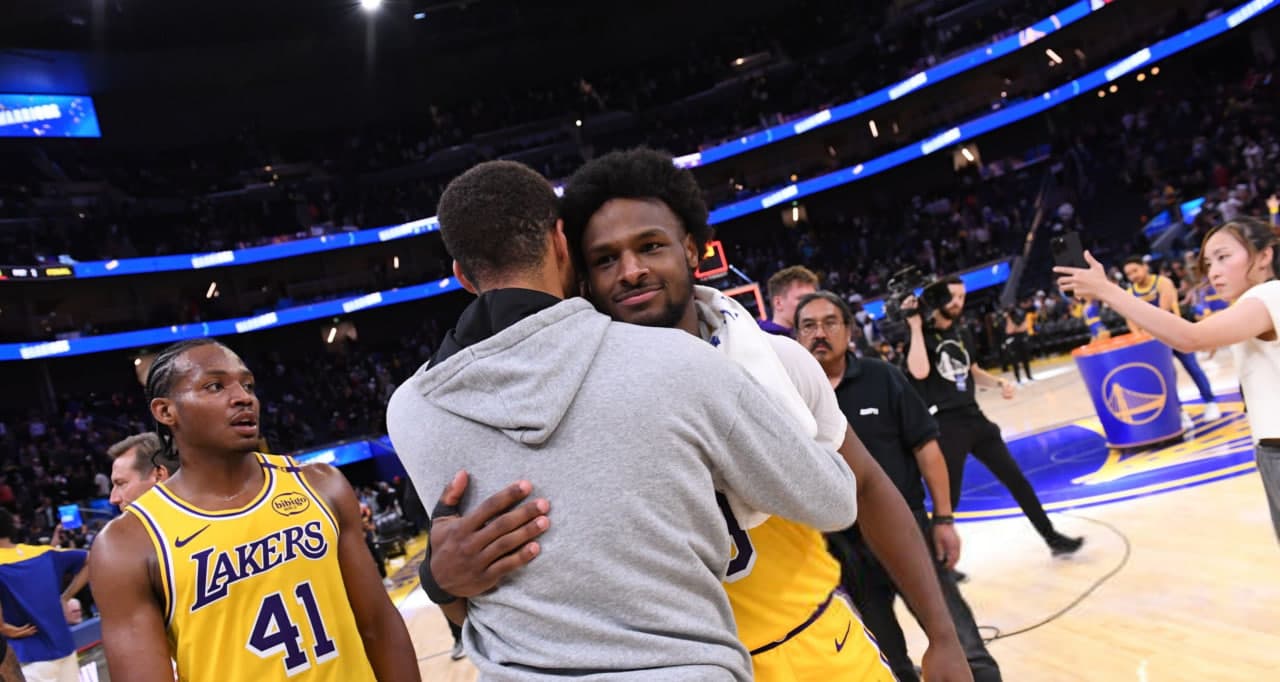 بسکتبال NBA | بهترین بازی پسر لبران جیمز در بدترین بازی لیکرز