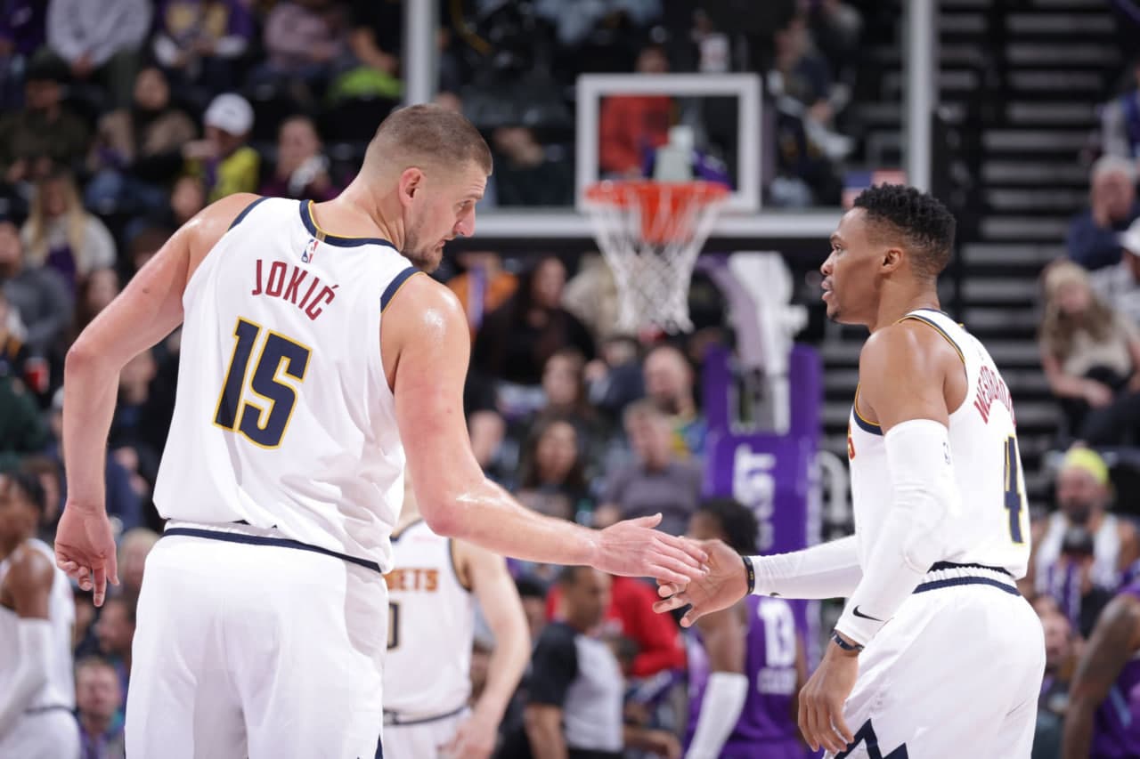 بسکتبال NBA | وستبروک و یوکیچ، چه زوج دلنشینی! 