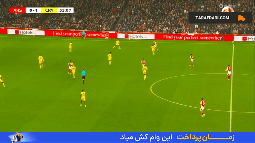 گل چیپ گابریل ژسوس به کریستال پالاس (آرسنال 1-1 کریستال پالاس)