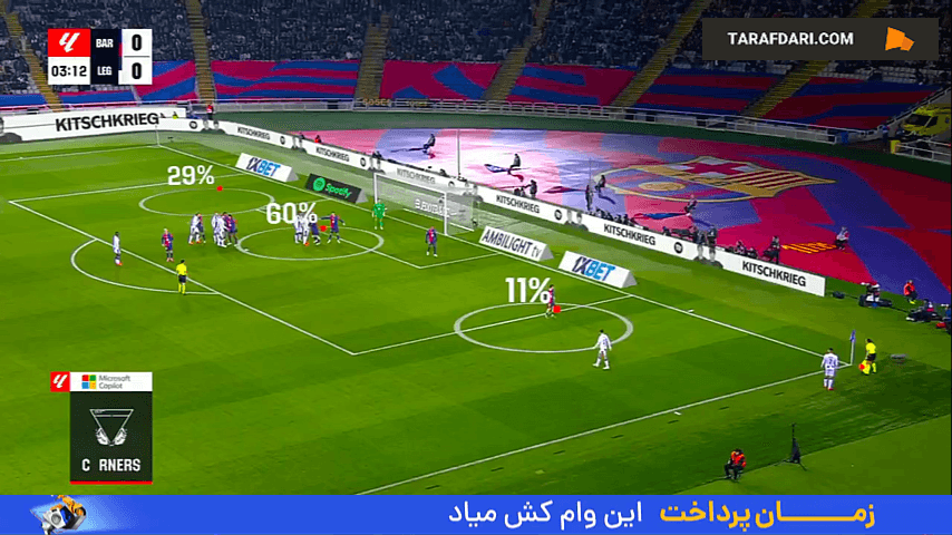 گل سرخیو گونزالس به بارسلونا (بارسلونا 0-1 لگانس)