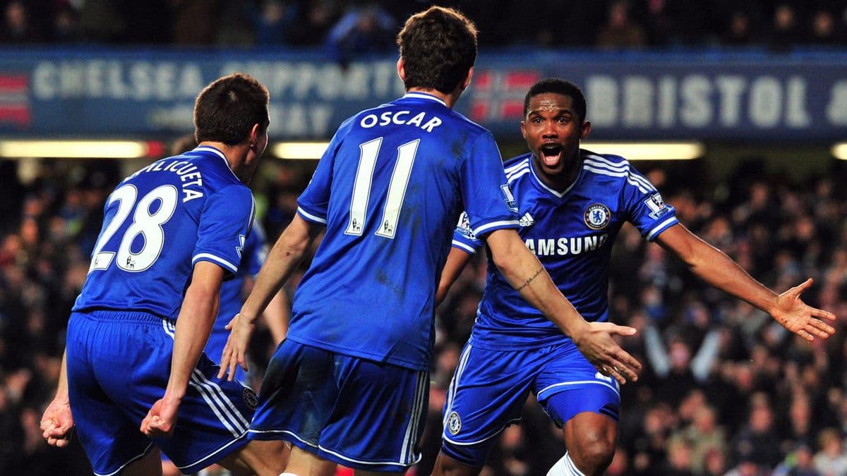 برتری 2-1 چلسی مقابل لیورپول با گل‌های ادن هازارد و ساموئل اتوئو در سال 2014