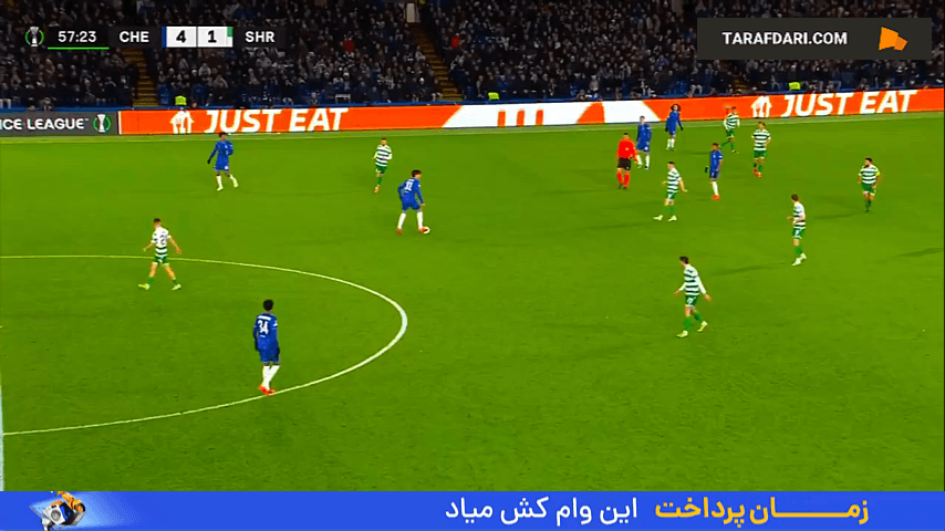 گل مارک کوکوریا به شامروک روورز (چلسی 5-1 شامروک روورز)