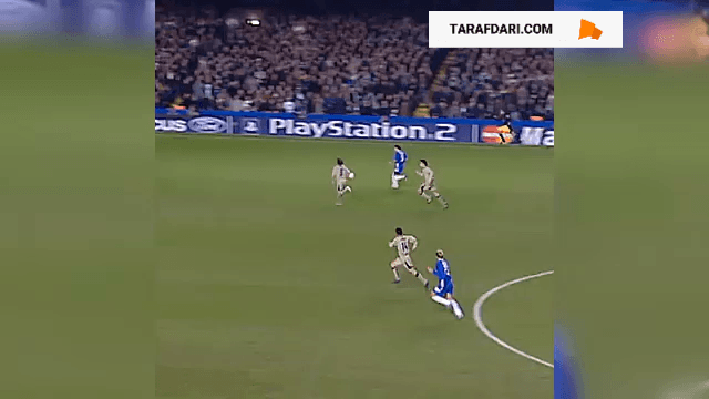 برتری 4-2 چلسی مقابل بارسلونا و صعود به یک چهارم نهایی لیگ قهرمانان اروپا (2005/3/8) / فیلم