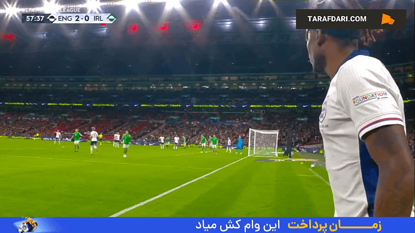 گل کانر گلگر به ایرلند (انگلیس 3-0 ایرلند)