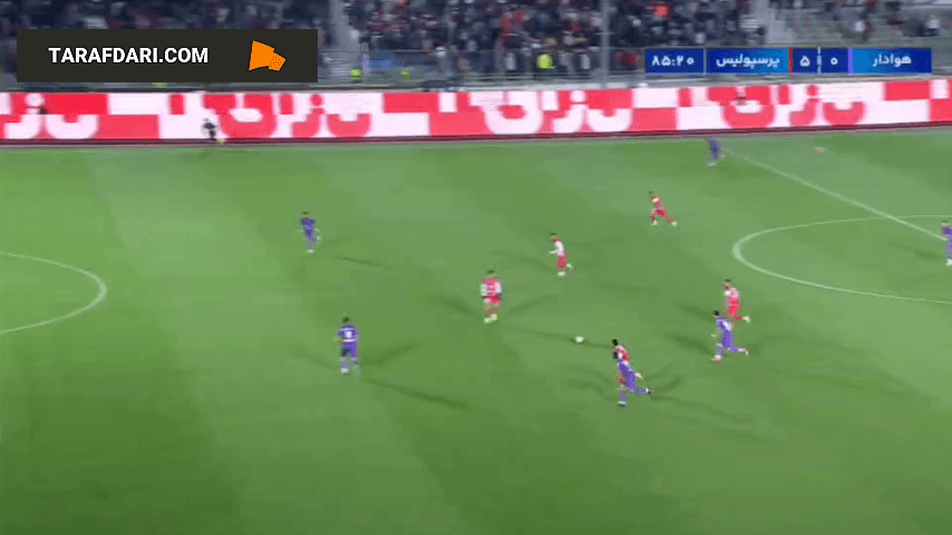 گل اوستون اورونوف به هوادار (هوادار 0-5 پرسپولیس)
