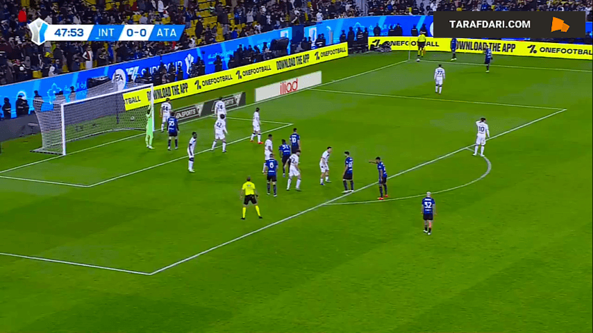 گل قیچی زیبای دنزل دومفریز به آتالانتا (اینتر 1-0 آتالانتا)