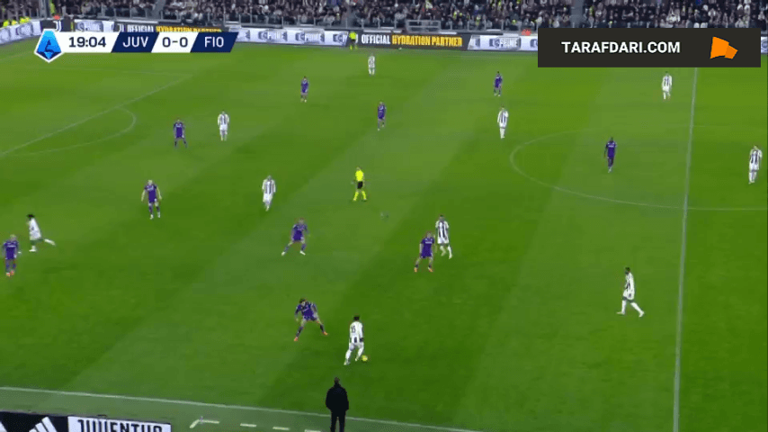 گل کفرن تورام به فیورنتینا (یوونتوس 1-0 فیورنتینا)