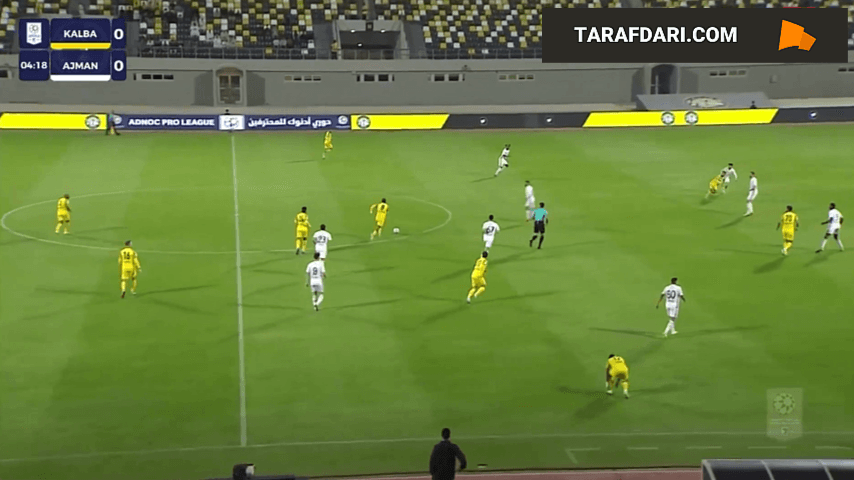 گل تماشایی سامان قدوس به عجمان روی پاس گل مهدی قائدی (الاتحاد کلبا 1-0 عجمان)
