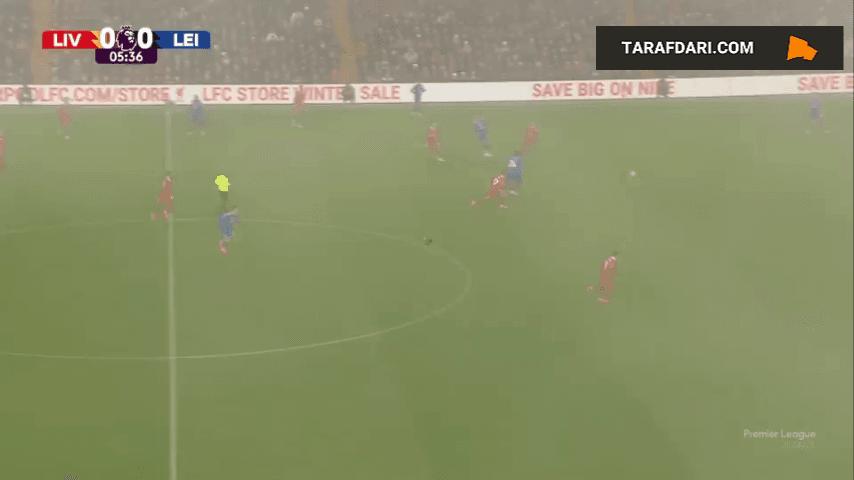 گل جوردن آیو به لیورپول (لیورپول 0-1 لسترسیتی)