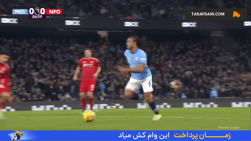 گل برناردو سیلوا به ناتینگهام فارست (منچسترسیتی 1-0 ناتینگهام فارست)