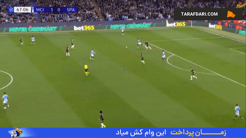 گل دوم ارلینگ هالند به اسپارتا پراگ (منچسترسیتی 4-0 اسپارتا پراگ)