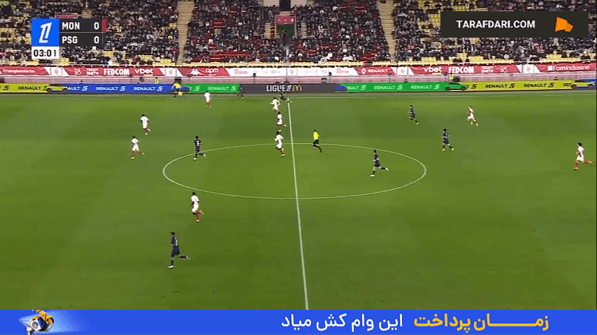 خلاصه بازی موناکو ۲-۴ پاری سن ژرمن (لیگ یک فرانسه - 25-2024)