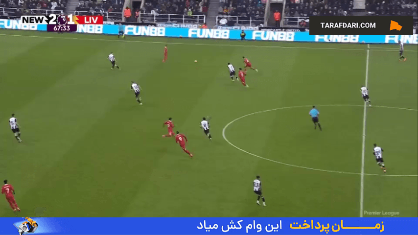 گل محمد صلاح به نیوکاسل (نیوکاسل 2-2 لیورپول)