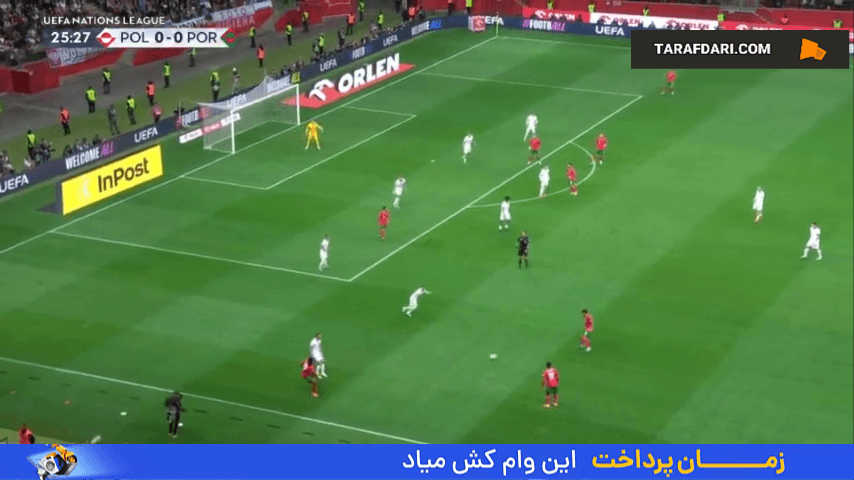 گل برناردو سیلوا به لهستان (لهستان 0-1 پرتغال)